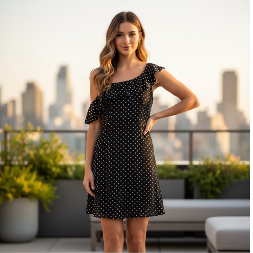 Banana Republic pockdot dress size‎ 12